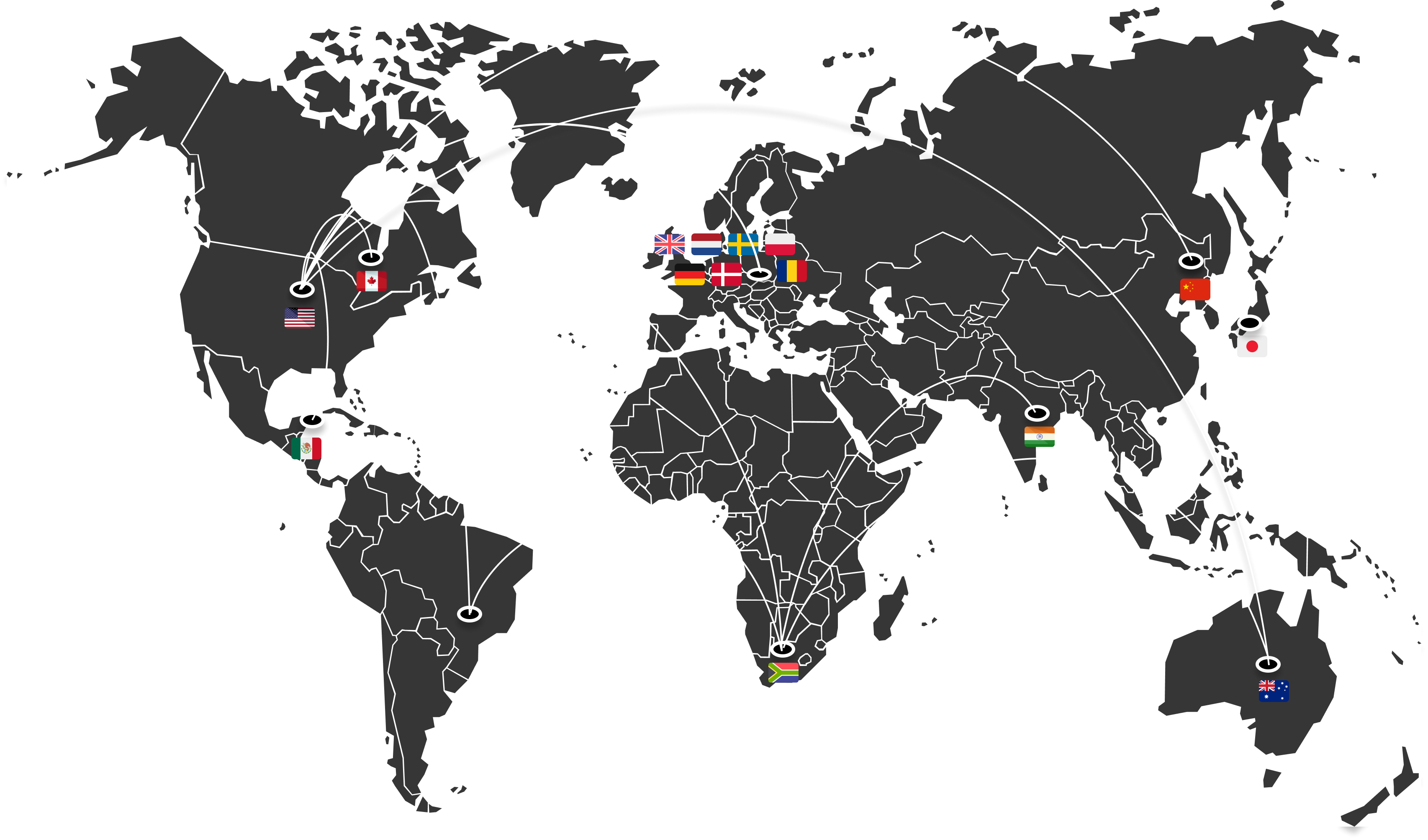 Proxies by Location Map